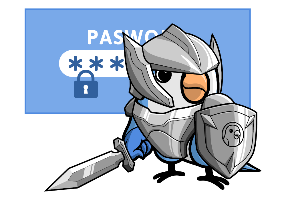 Screenshot of the app password protection feature